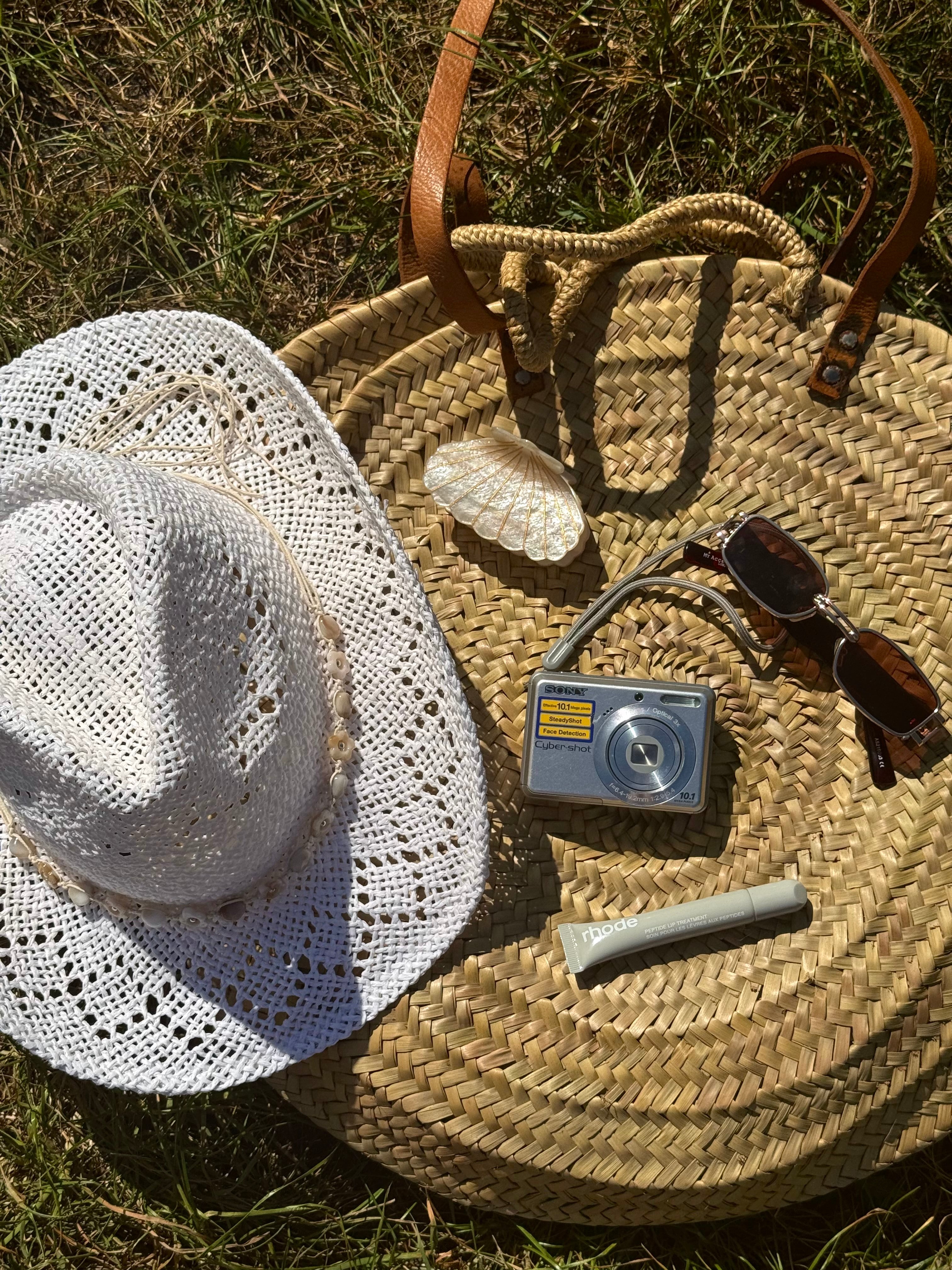 Woven Doily Cowboy Hat in White