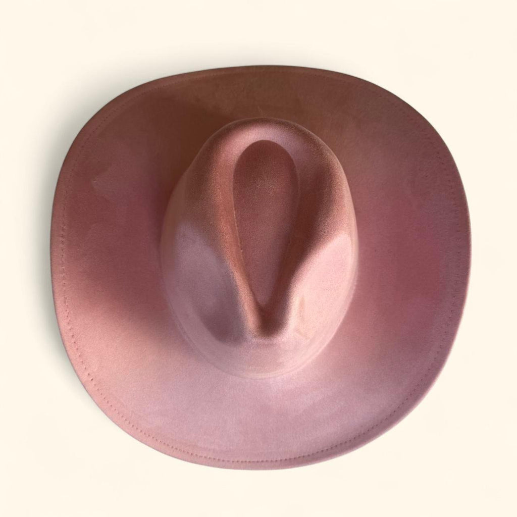 Suedette Cowboy Hat in Pink